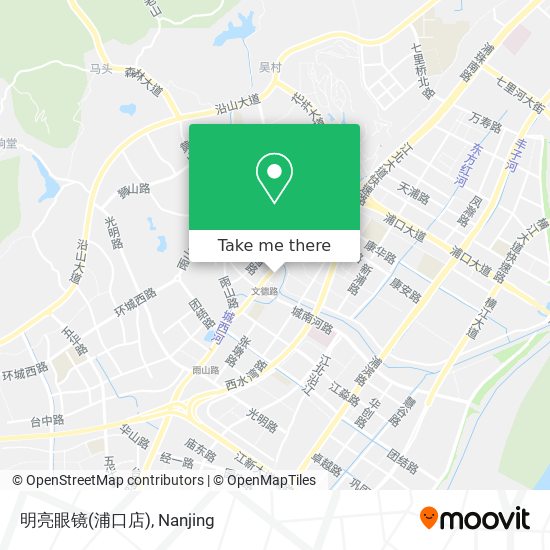 明亮眼镜(浦口店) map