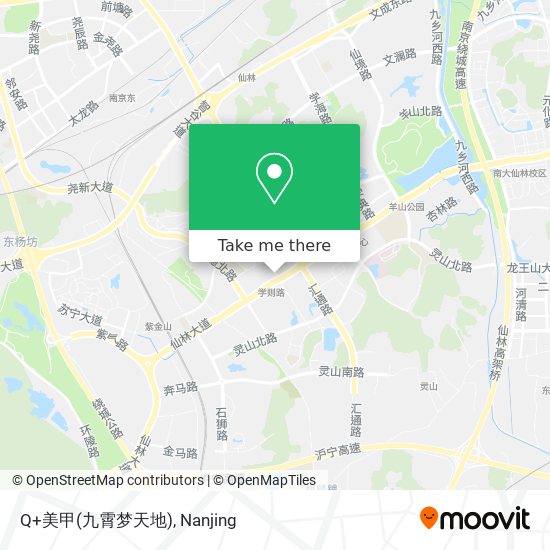 Q+美甲(九霄梦天地) map