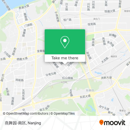 燕舞园-南区 map