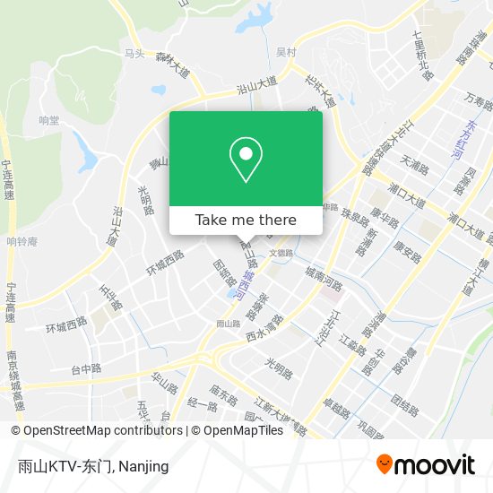雨山KTV-东门 map