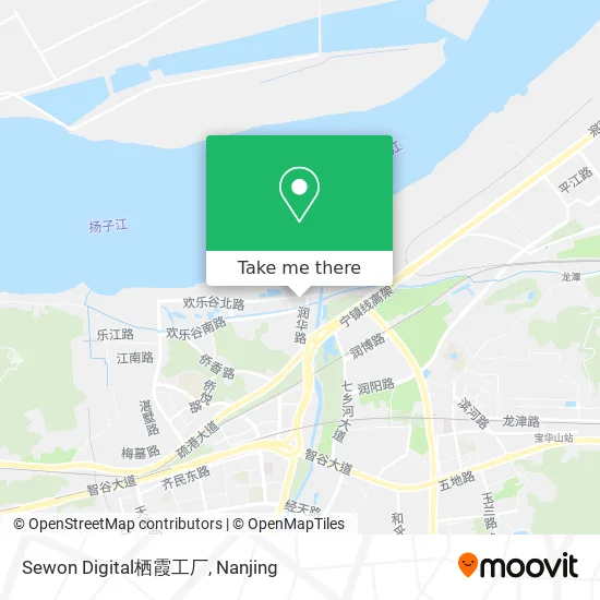 Sewon Digital栖霞工厂 map