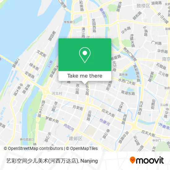 艺彩空间少儿美术(河西万达店) map