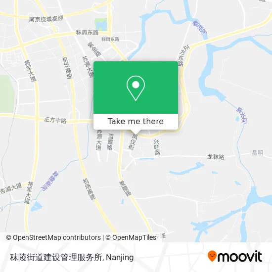 秣陵街道建设管理服务所 map