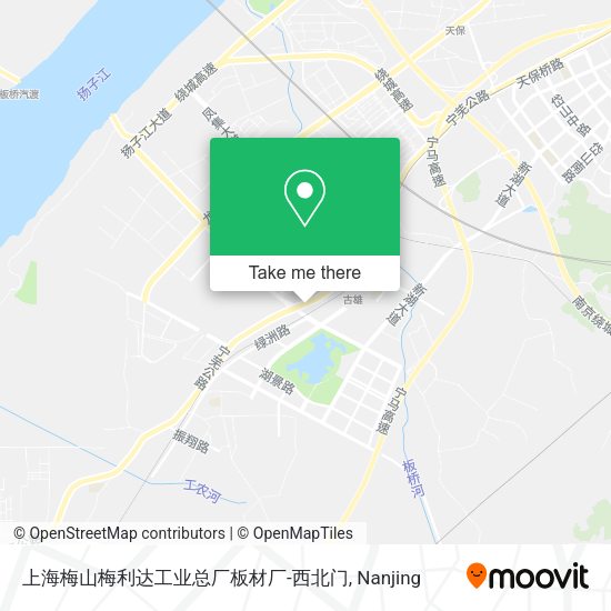 上海梅山梅利达工业总厂板材厂-西北门 map