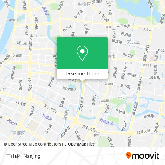 三山桥 map