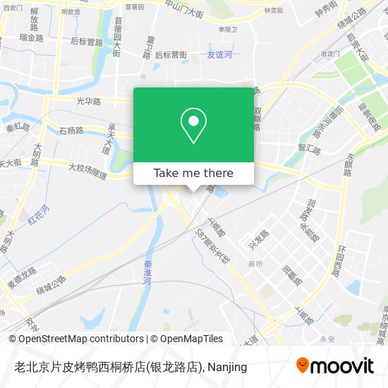 老北京片皮烤鸭西桐桥店(银龙路店) map