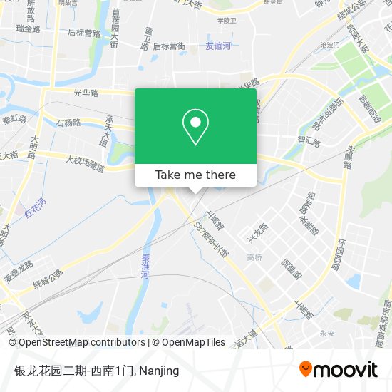 银龙花园二期-西南1门 map
