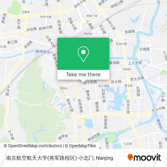 南京航空航天大学(将军路校区)-小北门 map