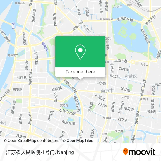 江苏省人民医院-1号门 map