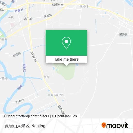 灵岩山风景区 map