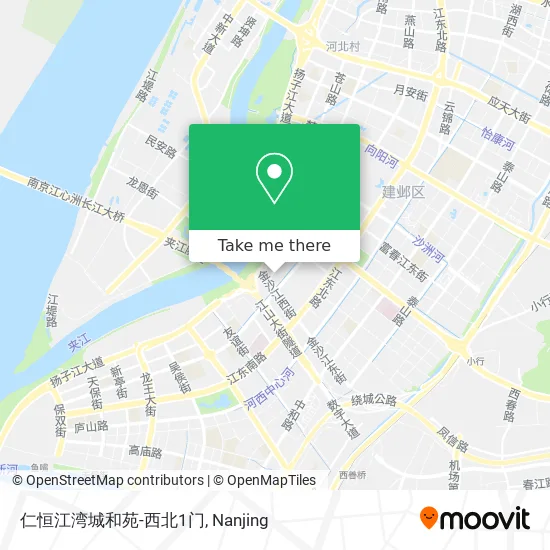 仁恒江湾城和苑-西北1门 map