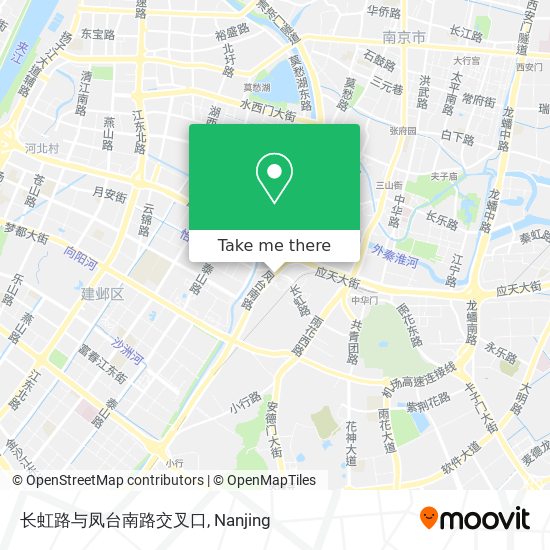 长虹路与凤台南路交叉口 map