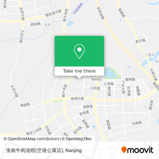 淮南牛肉汤馆(空港公寓店) map