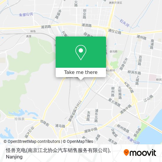 怪兽充电(南京江北协众汽车销售服务有限公司) map