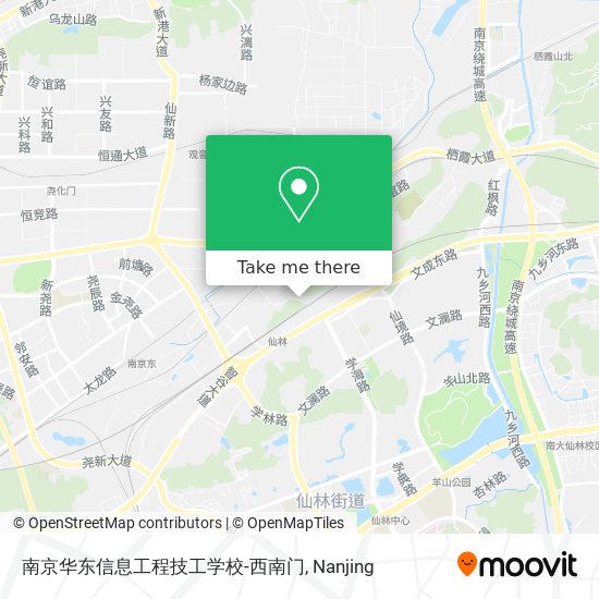 南京华东信息工程技工学校-西南门 map