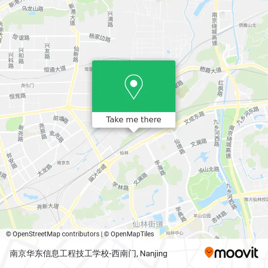 南京华东信息工程技工学校-西南门 map