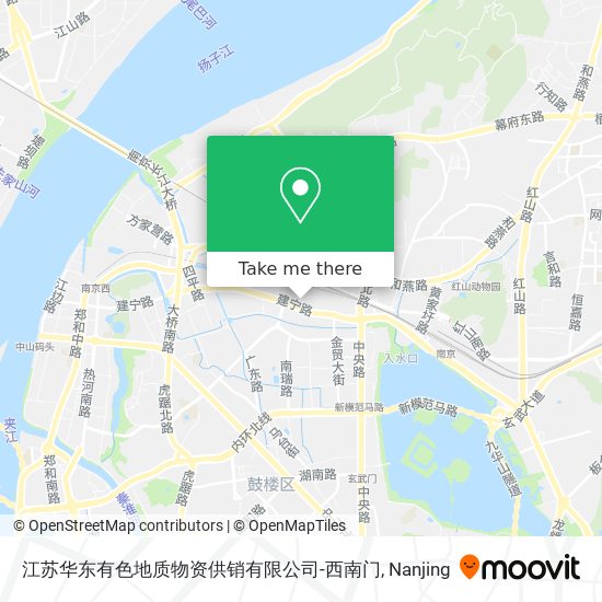 江苏华东有色地质物资供销有限公司-西南门 map