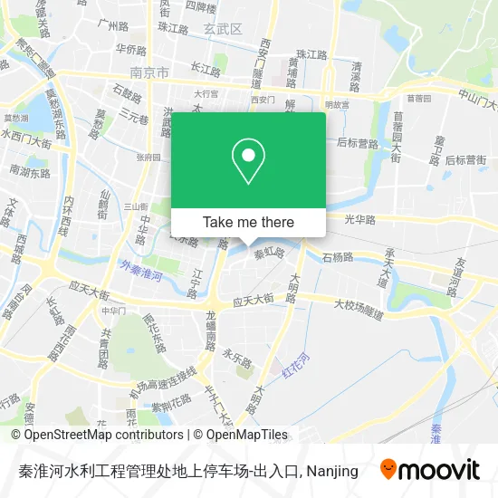 秦淮河水利工程管理处地上停车场-出入口 map