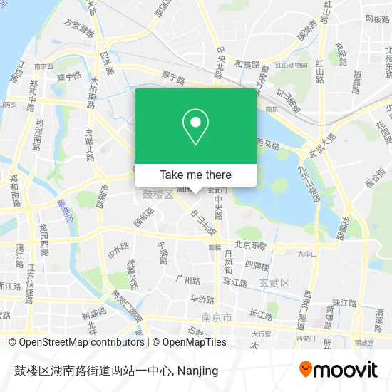 鼓楼区湖南路街道两站一中心 map