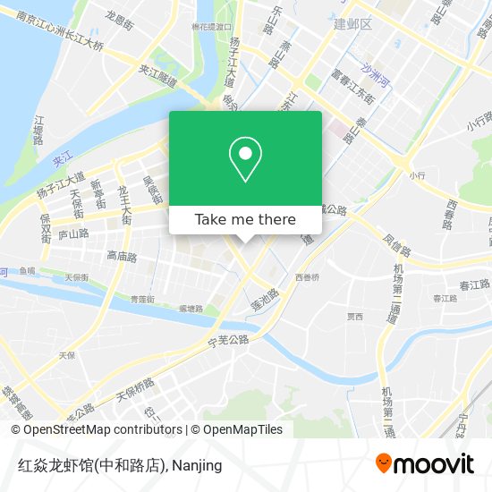 红焱龙虾馆(中和路店) map