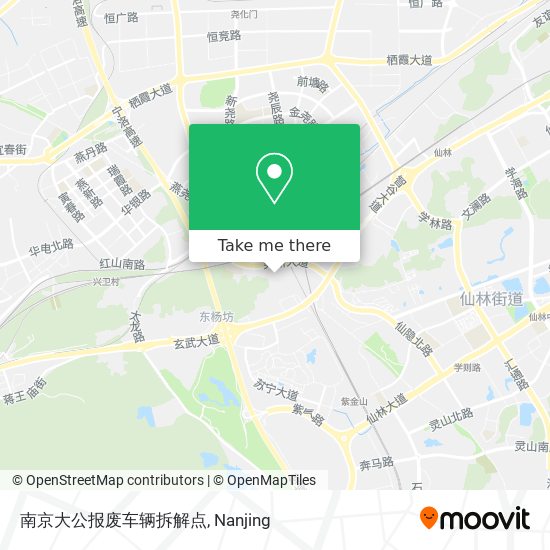 南京大公报废车辆拆解点 map