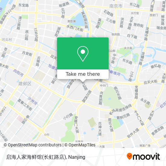 启海人家海鲜馆(长虹路店) map