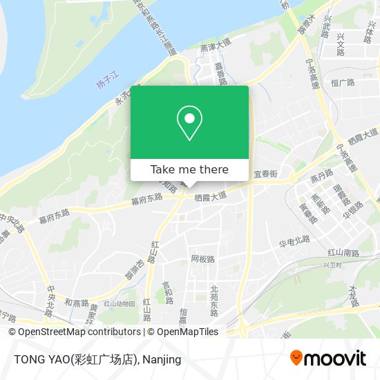 TONG YAO(彩虹广场店) map