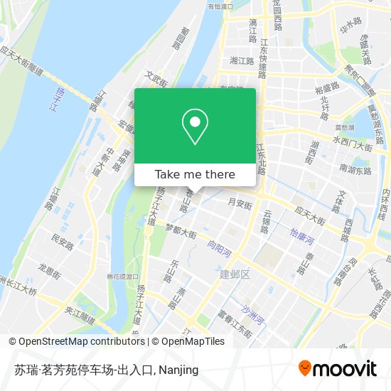 苏瑞·茗芳苑停车场-出入口 map