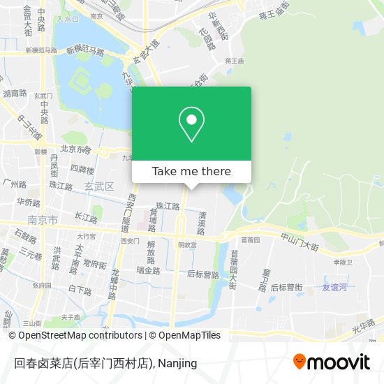 回春卤菜店(后宰门西村店) map