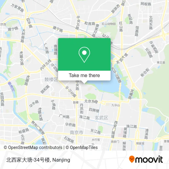 北西家大塘-34号楼 map