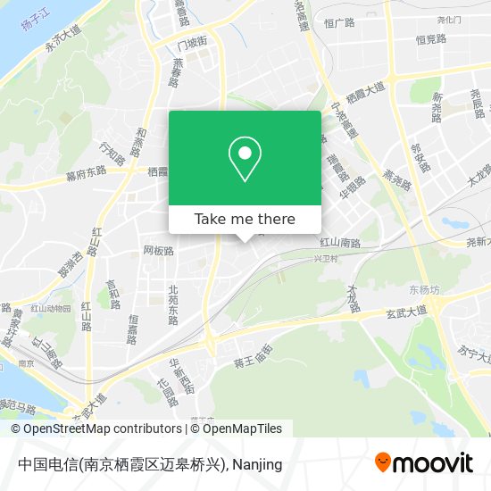中国电信(南京栖霞区迈皋桥兴) map