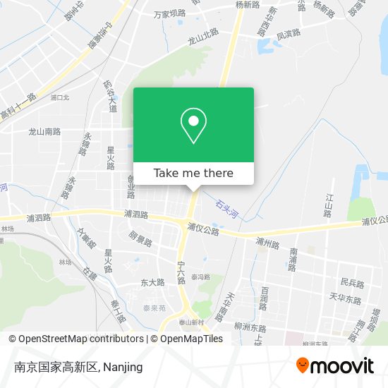 南京国家高新区 map