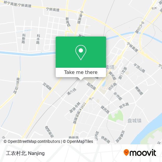 工农村北 map