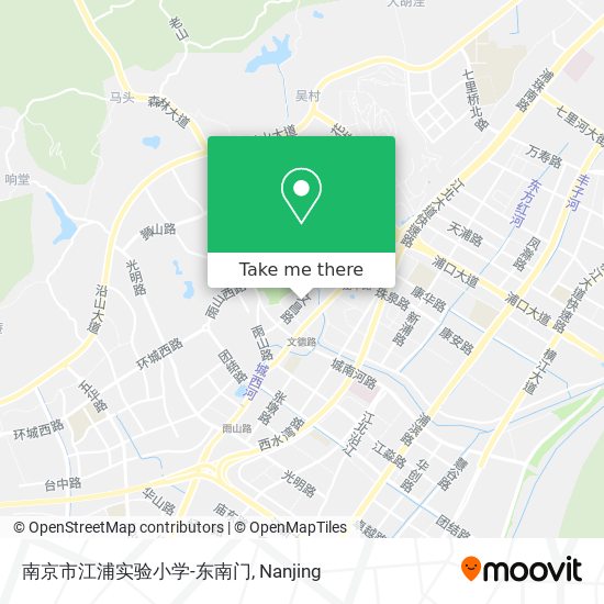 南京市江浦实验小学-东南门 map