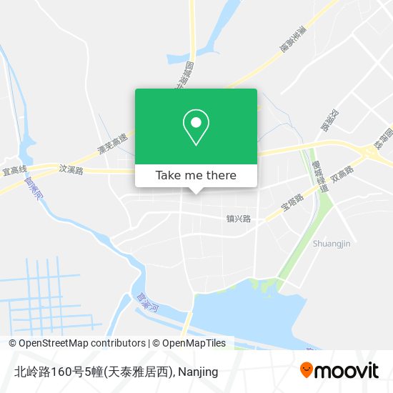 北岭路160号5幢(天泰雅居西) map