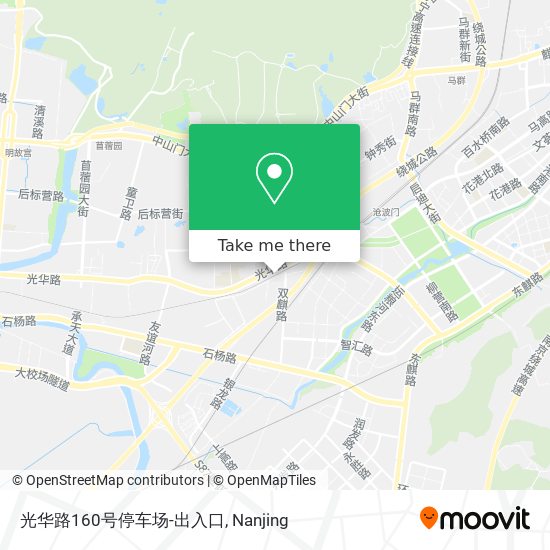 光华路160号停车场-出入口 map