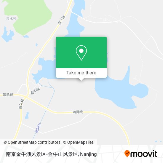 南京金牛湖风景区-金牛山风景区 map