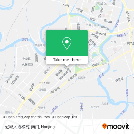 冠城大通松苑-南门 map