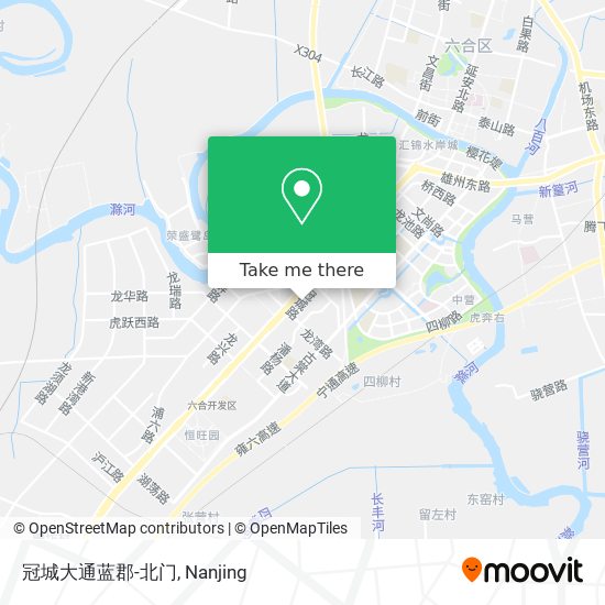 冠城大通蓝郡-北门 map