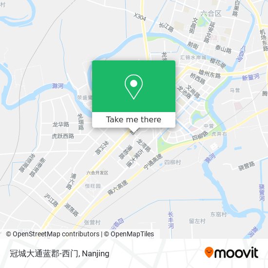 冠城大通蓝郡-西门 map