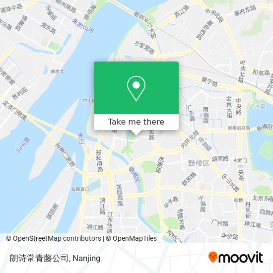 朗诗常青藤公司 map