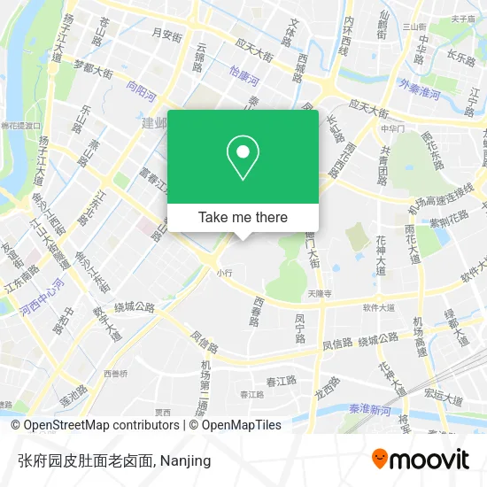 张府园皮肚面老卤面 map