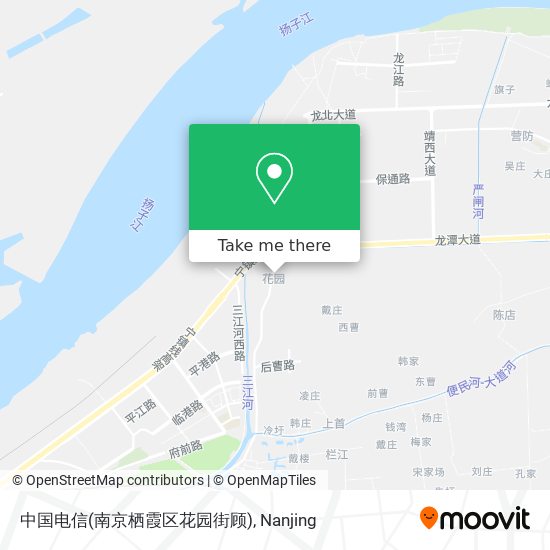 中国电信(南京栖霞区花园街顾) map