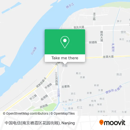 中国电信(南京栖霞区花园街顾) map