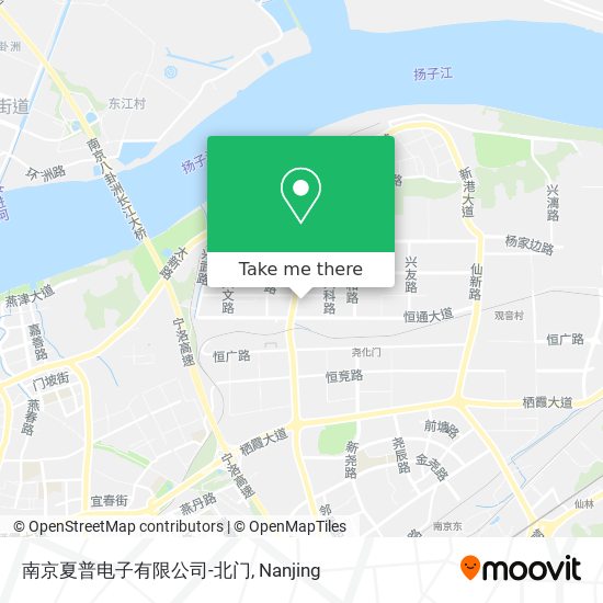 南京夏普电子有限公司-北门 map