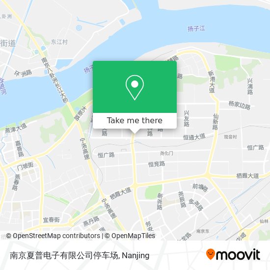 南京夏普电子有限公司停车场 map