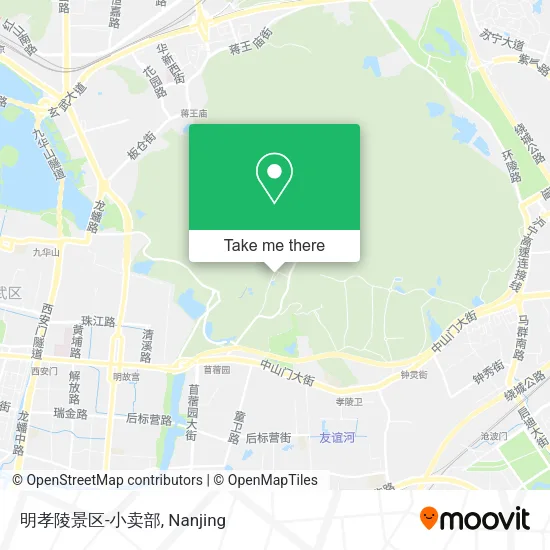 明孝陵景区-小卖部 map