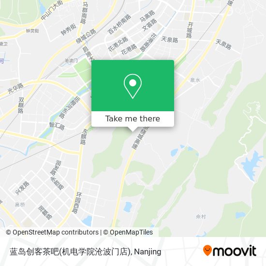蓝岛创客茶吧(机电学院沧波门店) map