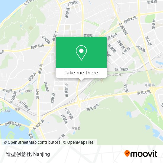 造型创意社 map