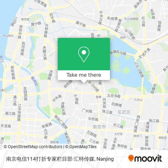 南京电信114打折专家栏目部·汇特传媒 map